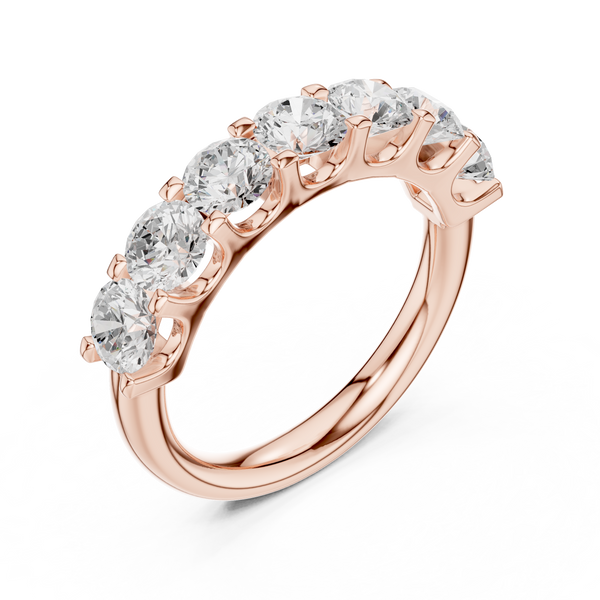 Amara Two Tone Interlocking Lab Grown Diamond Ring
