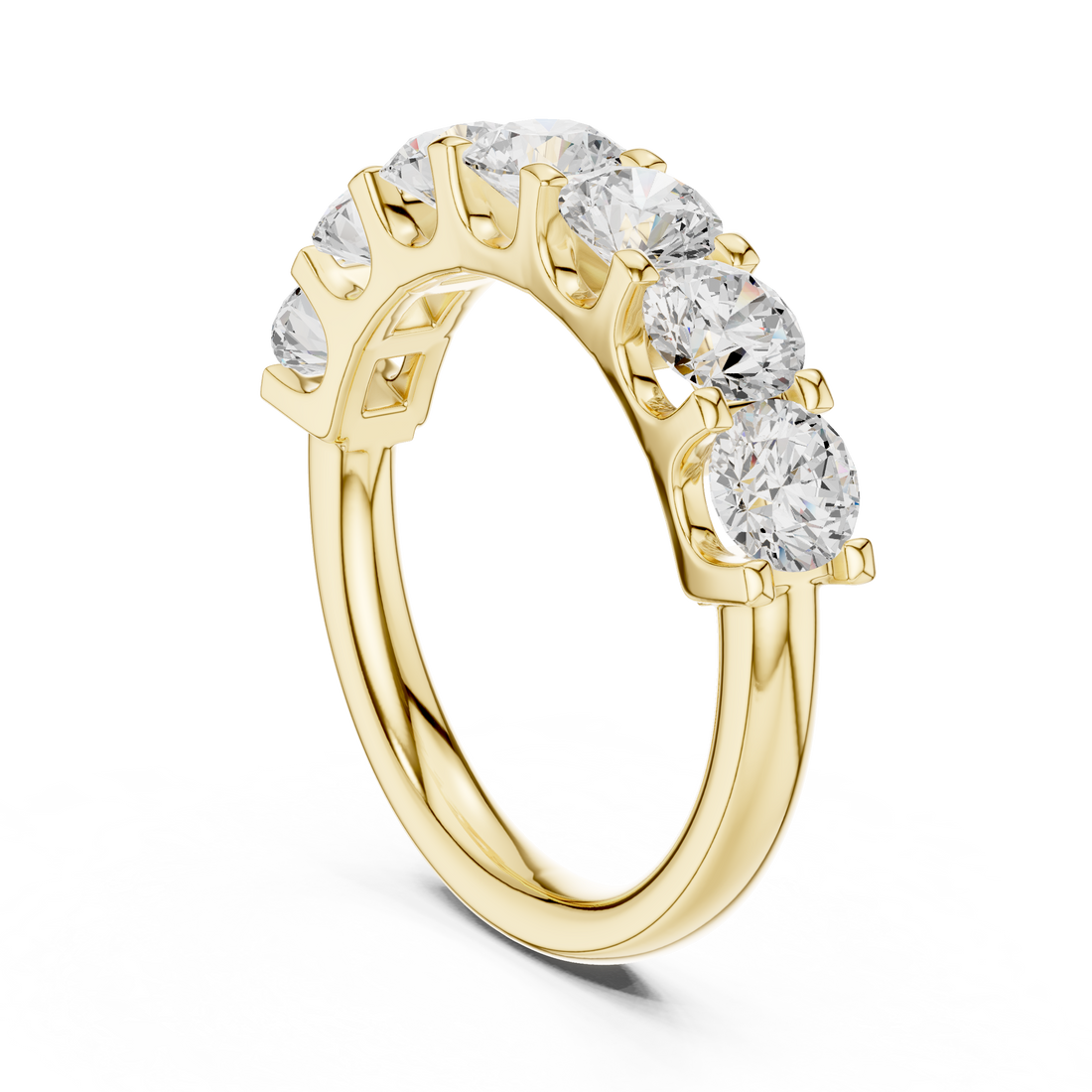Amara Two Tone Interlocking Lab Grown Diamond Ring