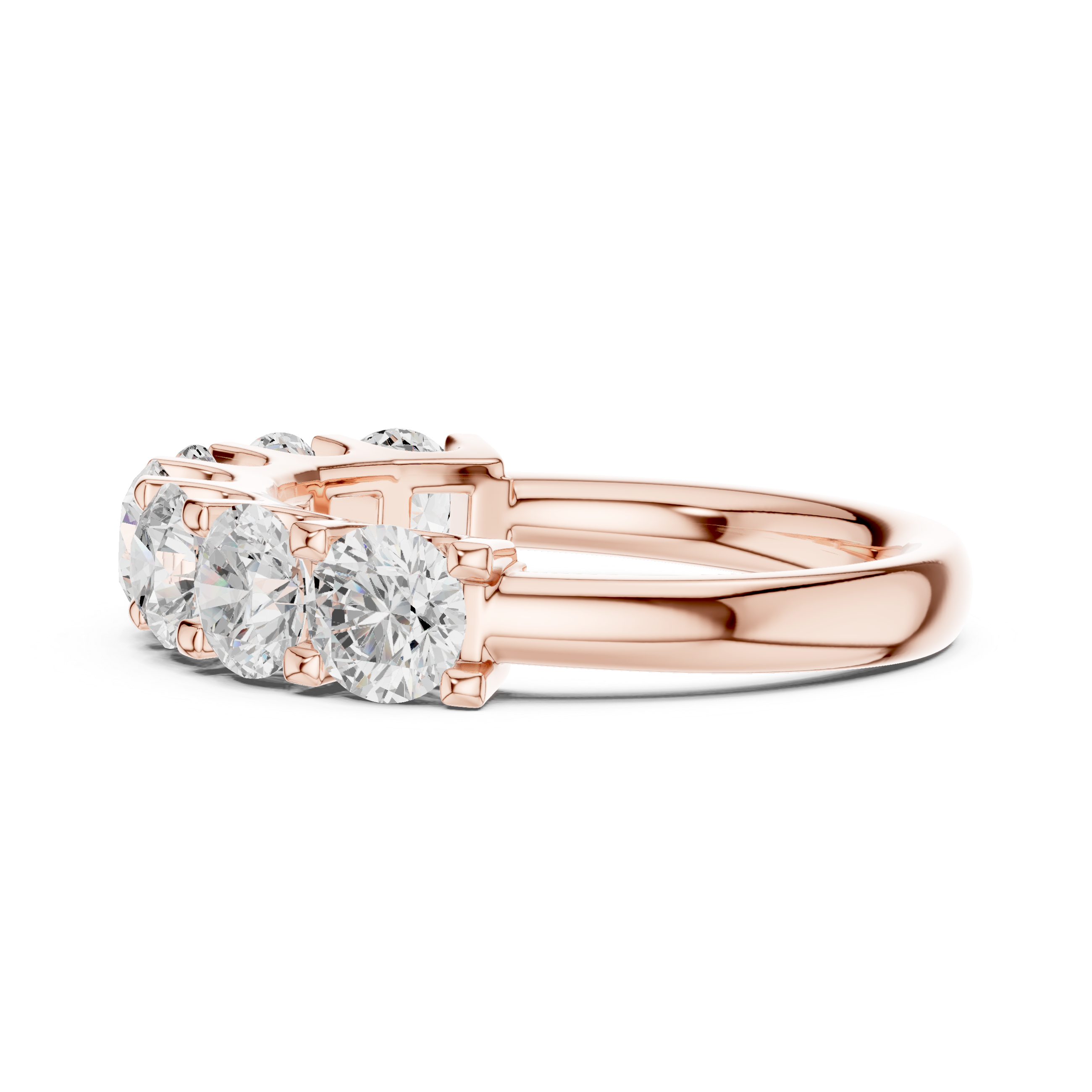 Amara Two Tone Interlocking Lab Grown Diamond Ring