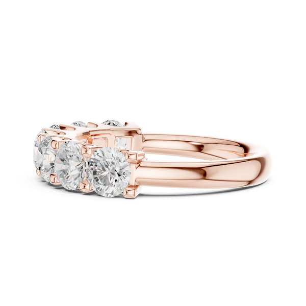 Amara Two Tone Interlocking Lab Grown Diamond Ring