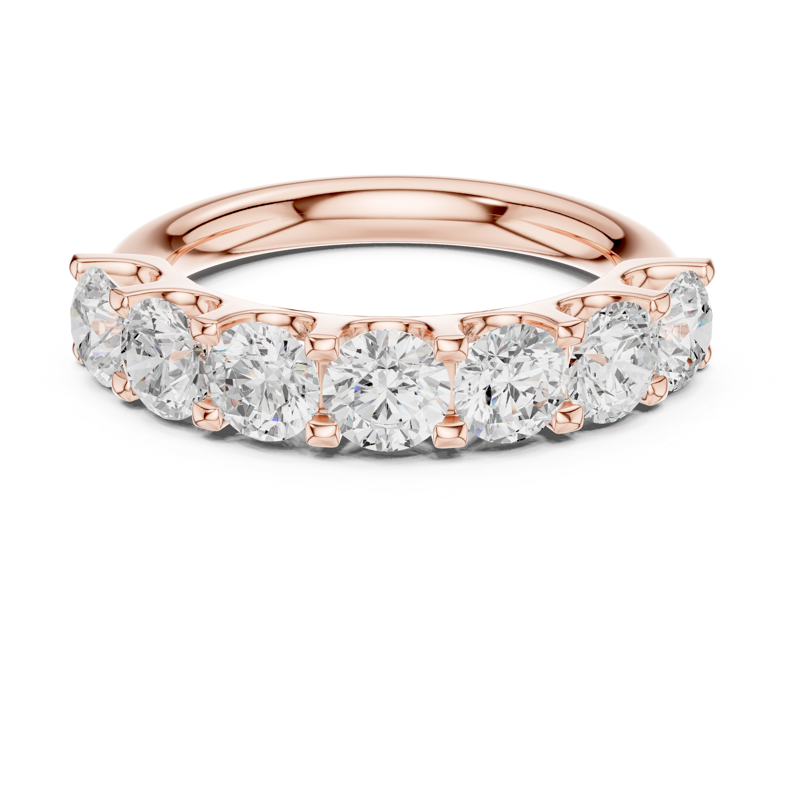Amara Two Tone Interlocking Lab Grown Diamond Ring