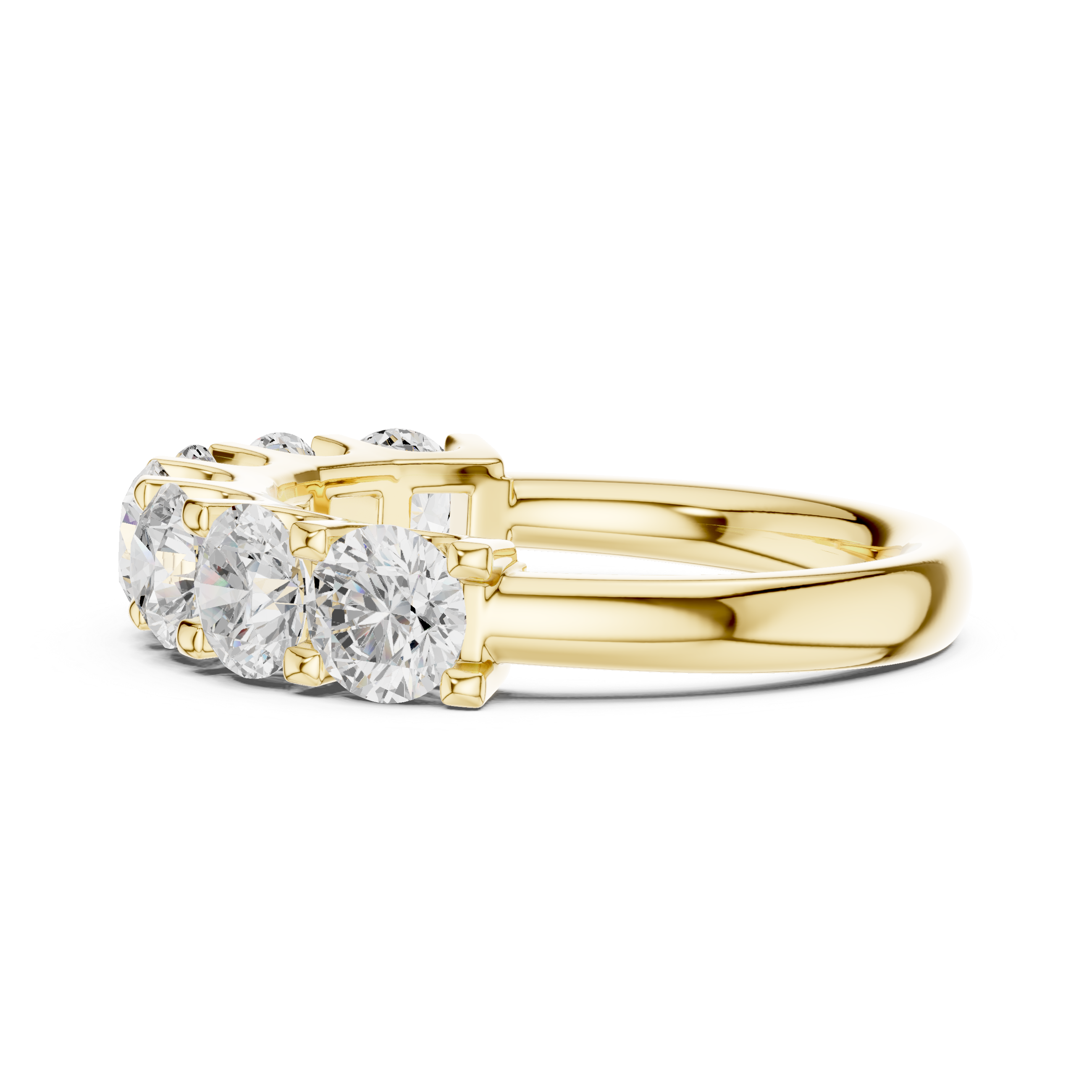 Amara Two Tone Interlocking Lab Grown Diamond Ring