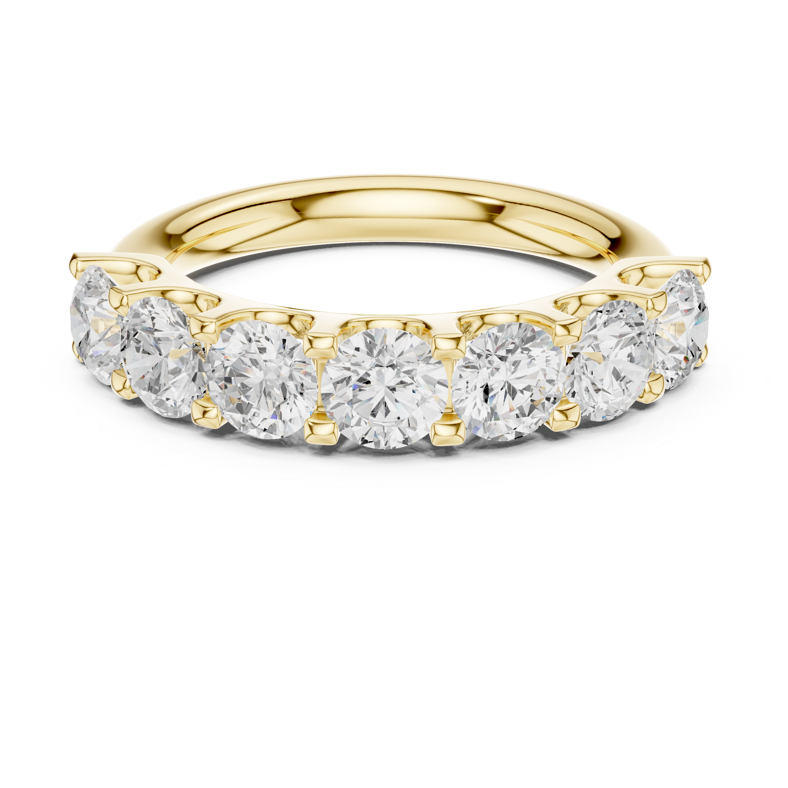 Amara Two Tone Interlocking Lab Grown Diamond Ring