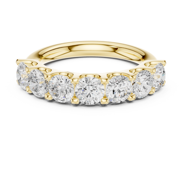 Amara Two Tone Interlocking Lab Grown Diamond Ring