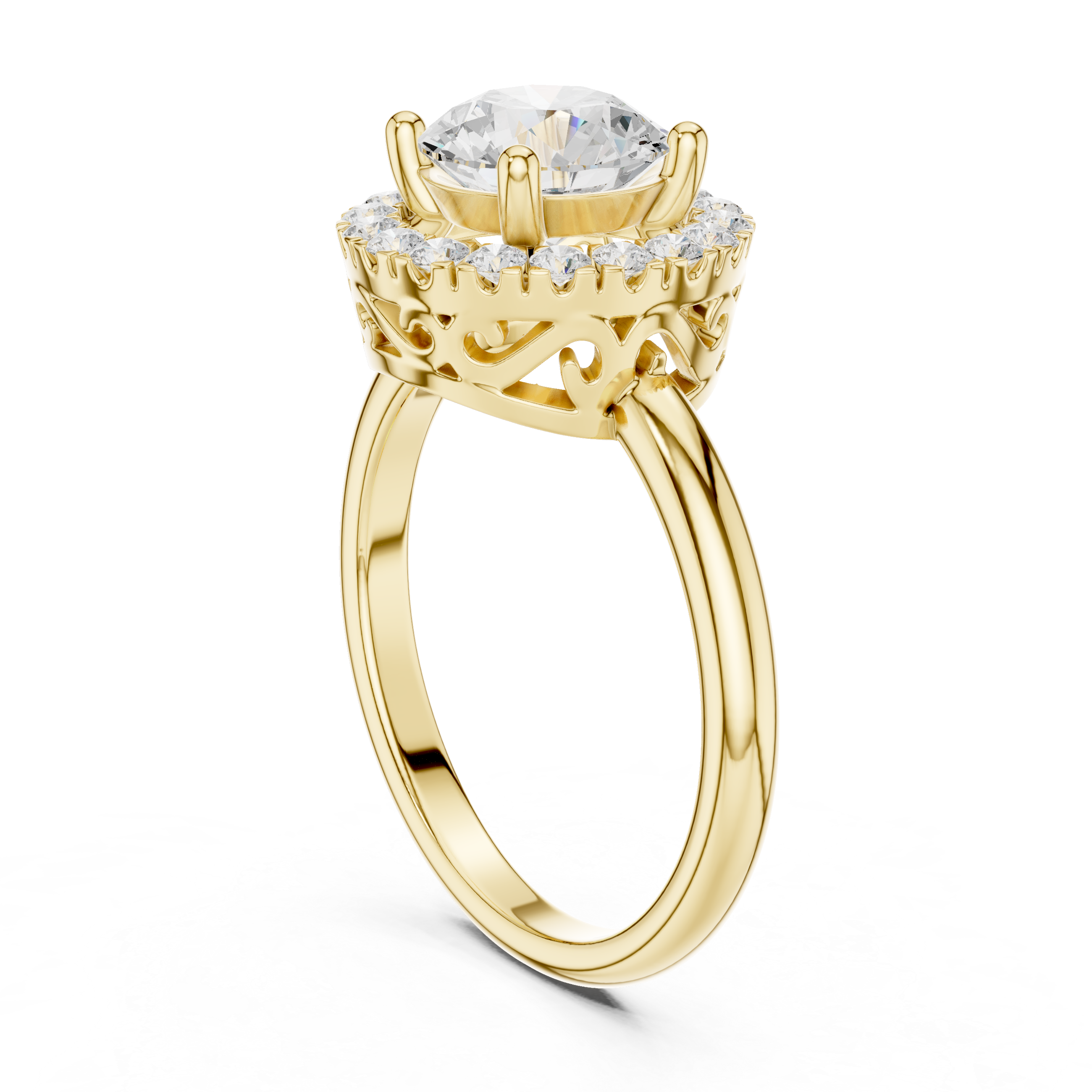 Lana Pear Shape Twisted Band Lab Grown Diamond Ring