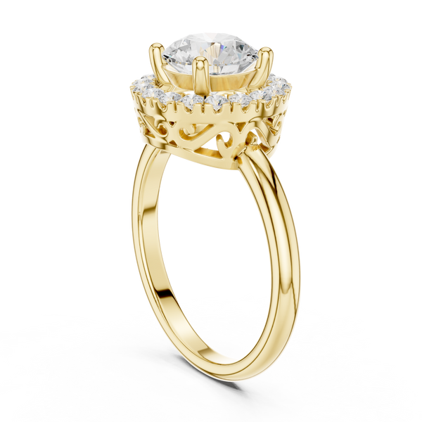 Lana Pear Shape Twisted Band Lab Grown Diamond Ring