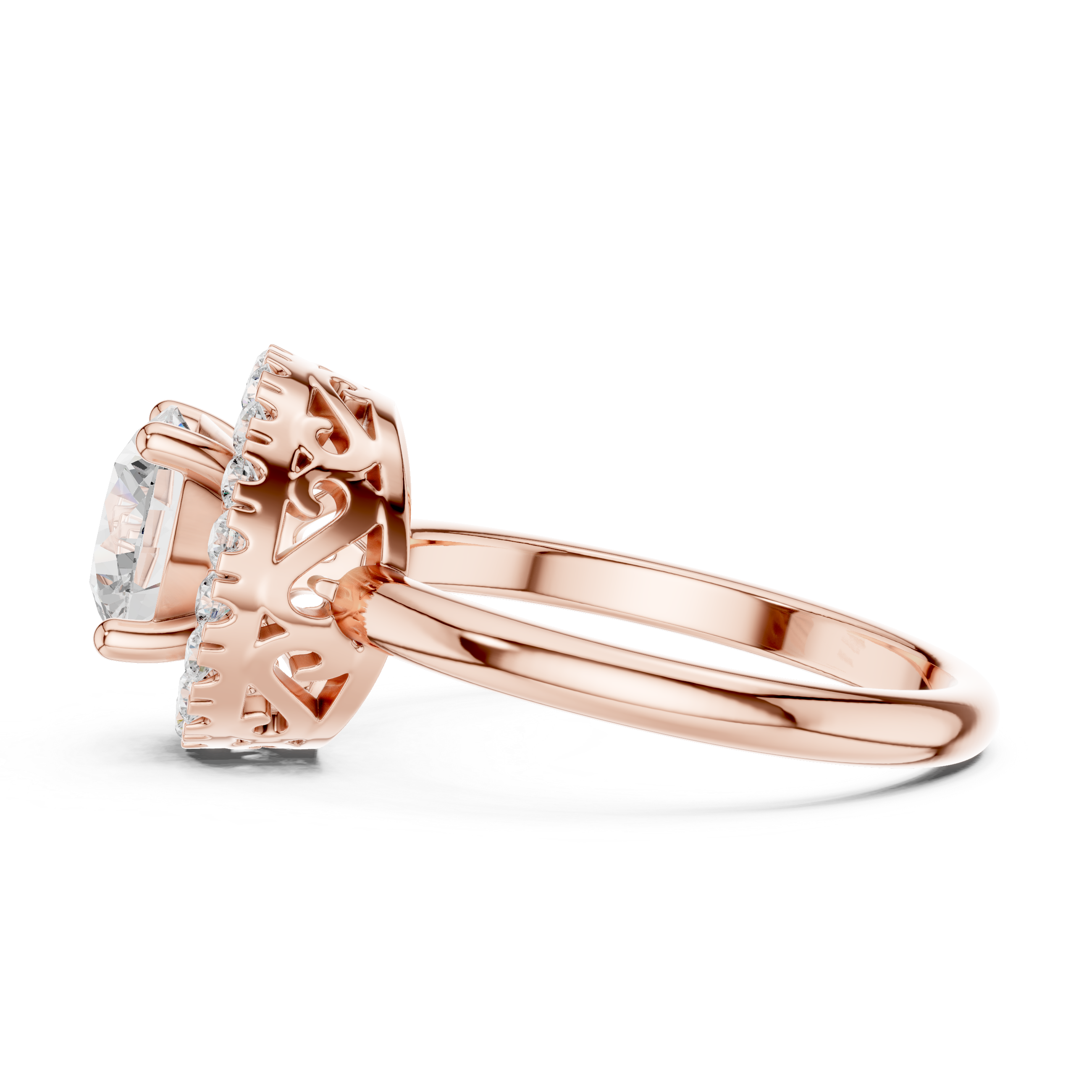 Lana Pear Shape Twisted Band Lab Grown Diamond Ring