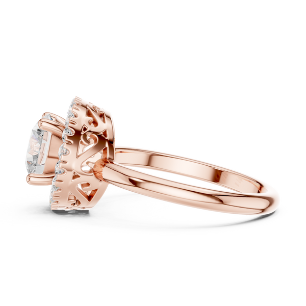 Lana Pear Shape Twisted Band Lab Grown Diamond Ring