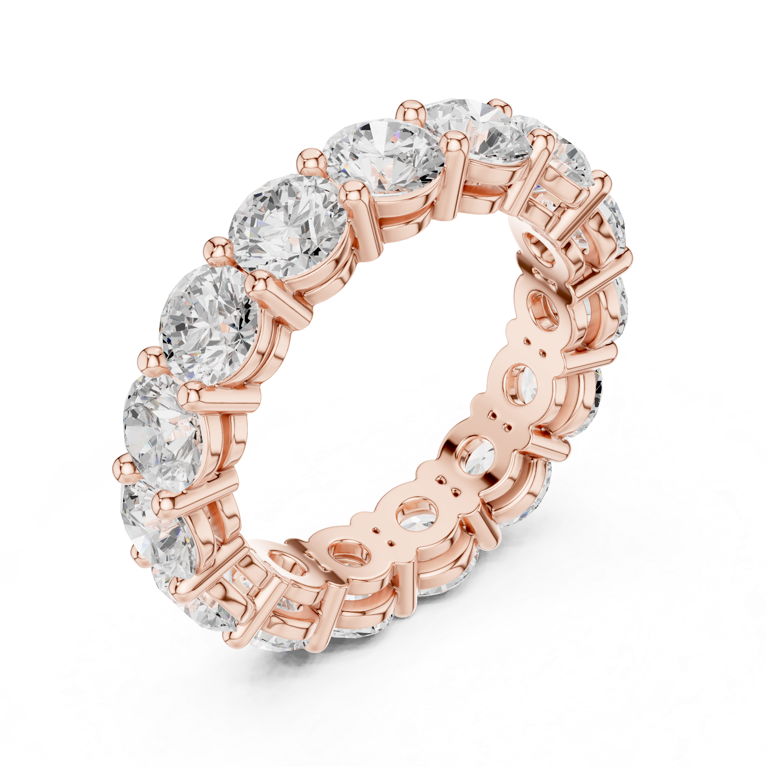 Juno Eternity Round Lab Grown Diamond Ring