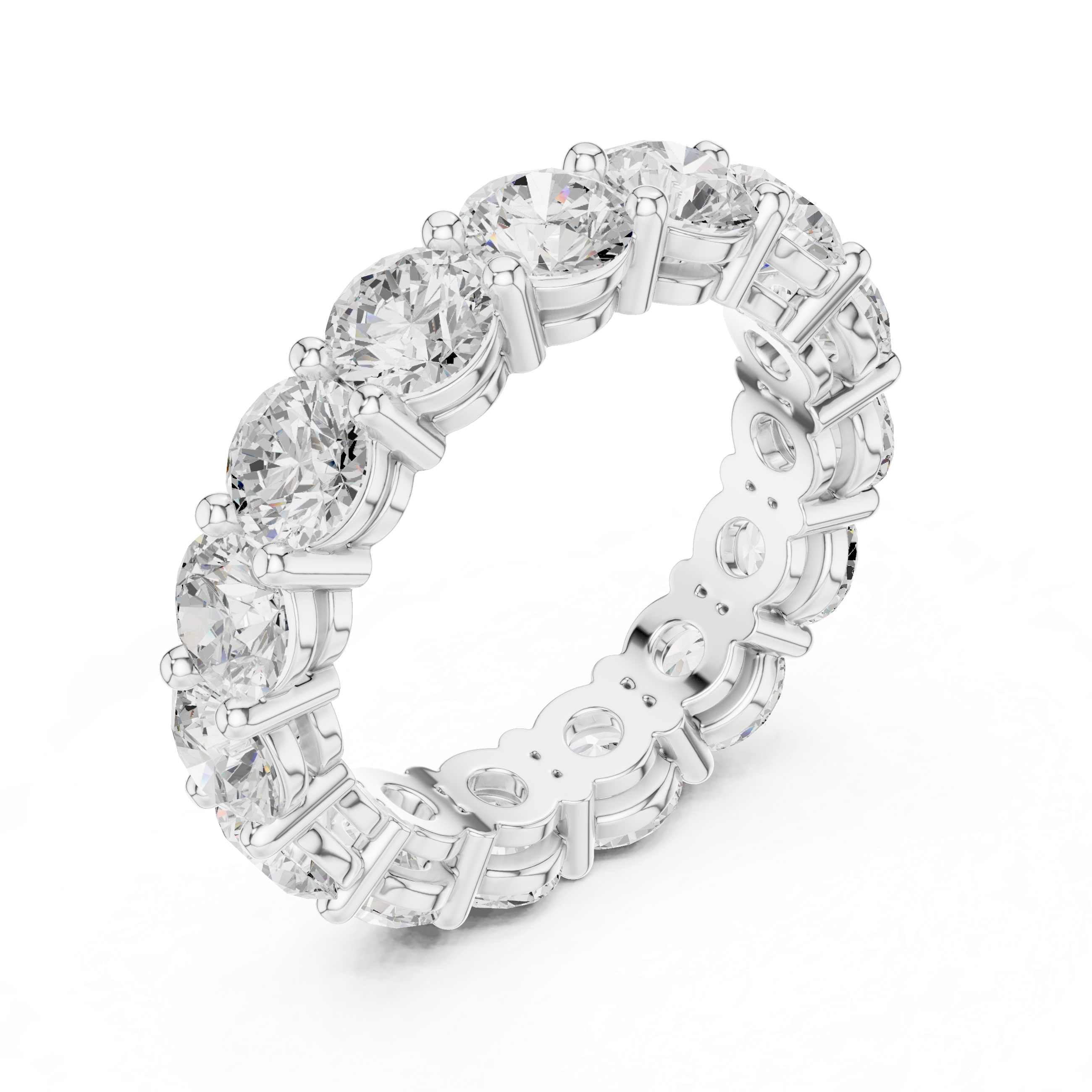 Juno Eternity Round Lab Grown Diamond Ring