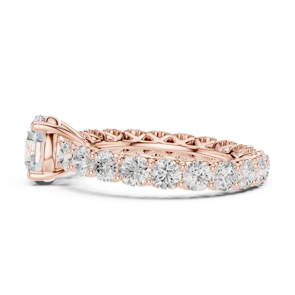Gemma Hidden Accent Bridge Lab Grown Diamond Ring