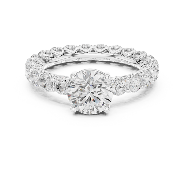 Gemma Hidden Accent Bridge Lab Grown Diamond Ring