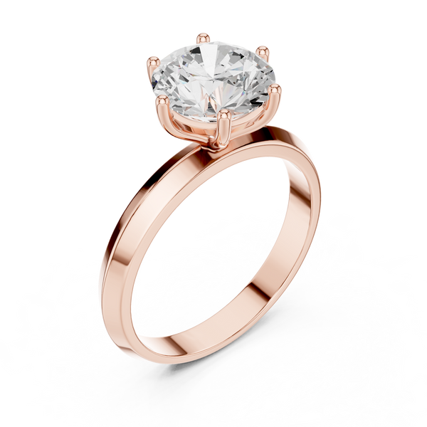 Valerie Bezel Set Contemporary Lab Grown Diamond Ring