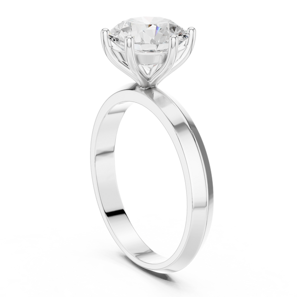 Valerie Bezel Set Contemporary Lab Grown Diamond Ring