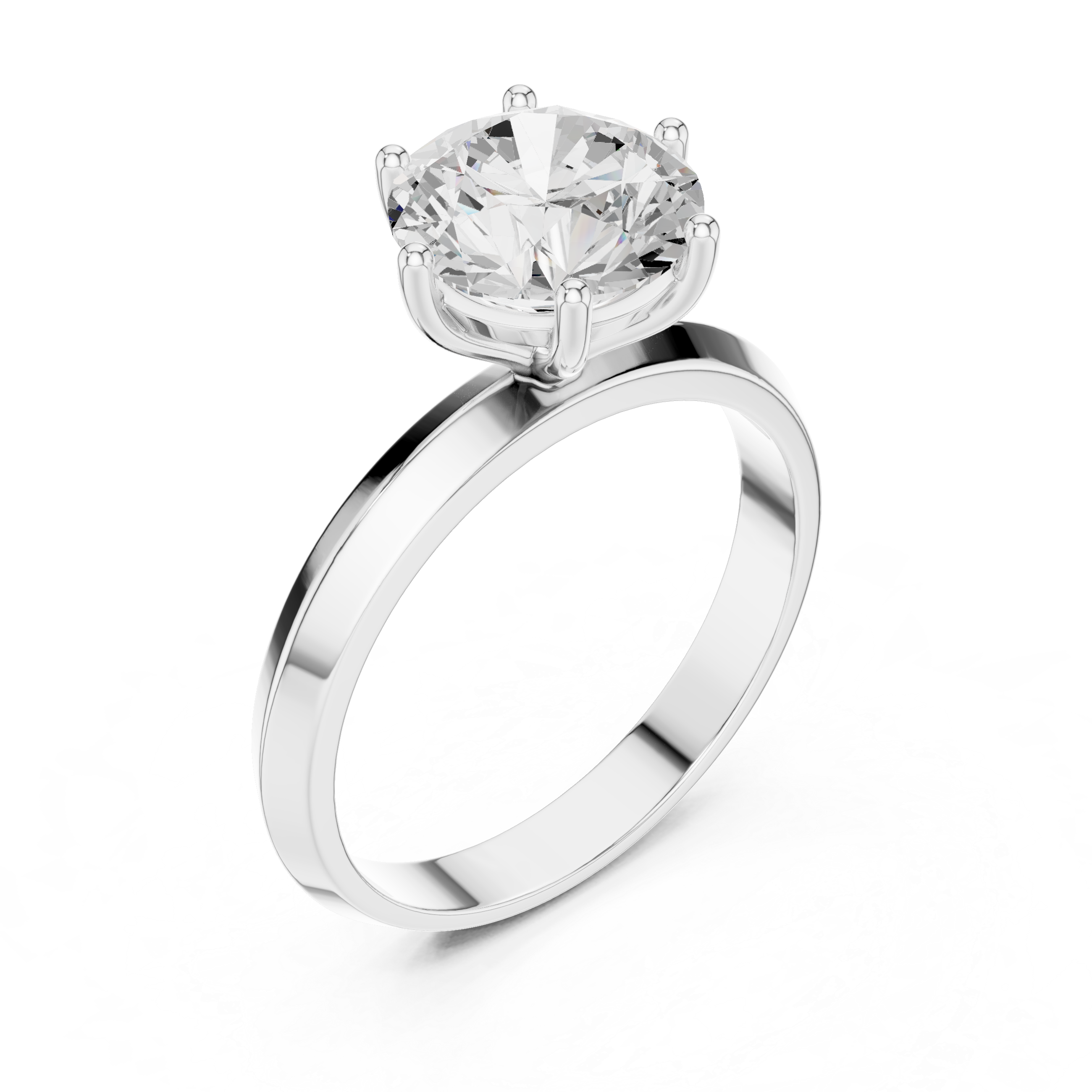 Valerie Bezel Set Contemporary Lab Grown Diamond Ring