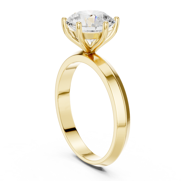Valerie Bezel Set Contemporary Lab Grown Diamond Ring