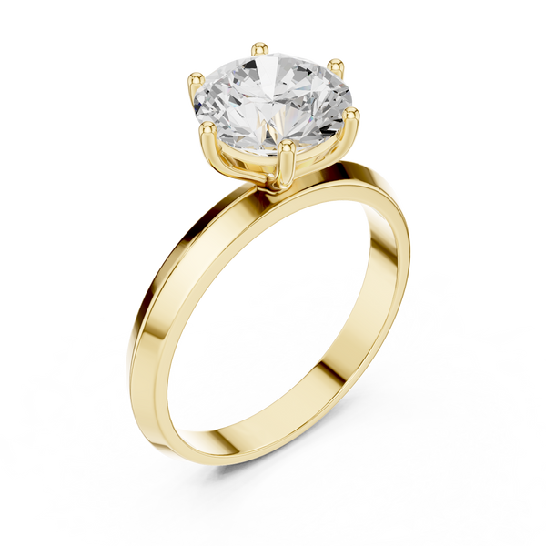 Valerie Bezel Set Contemporary Lab Grown Diamond Ring