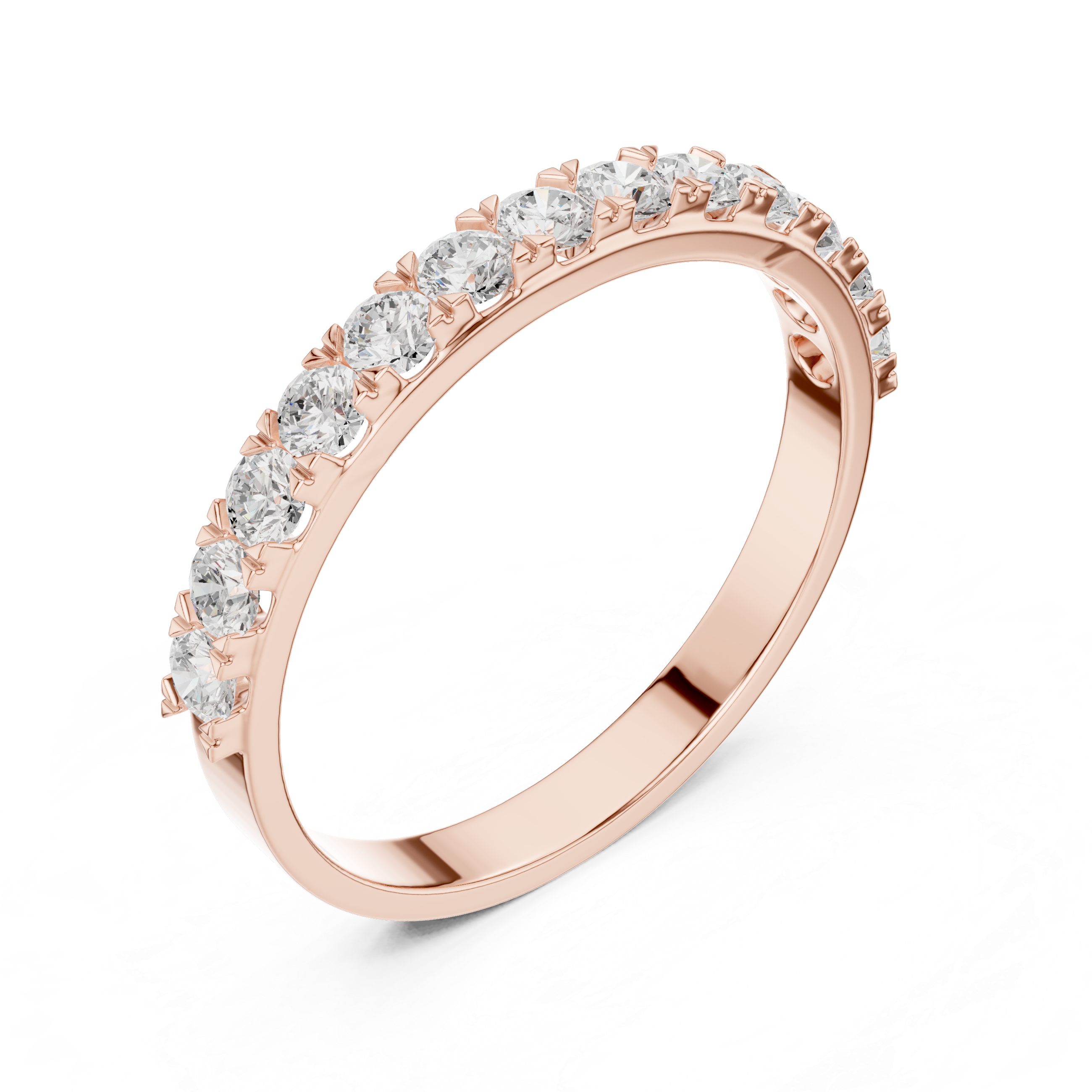 Meridian Twisted Vine Accent Lab Grown Diamond Ring