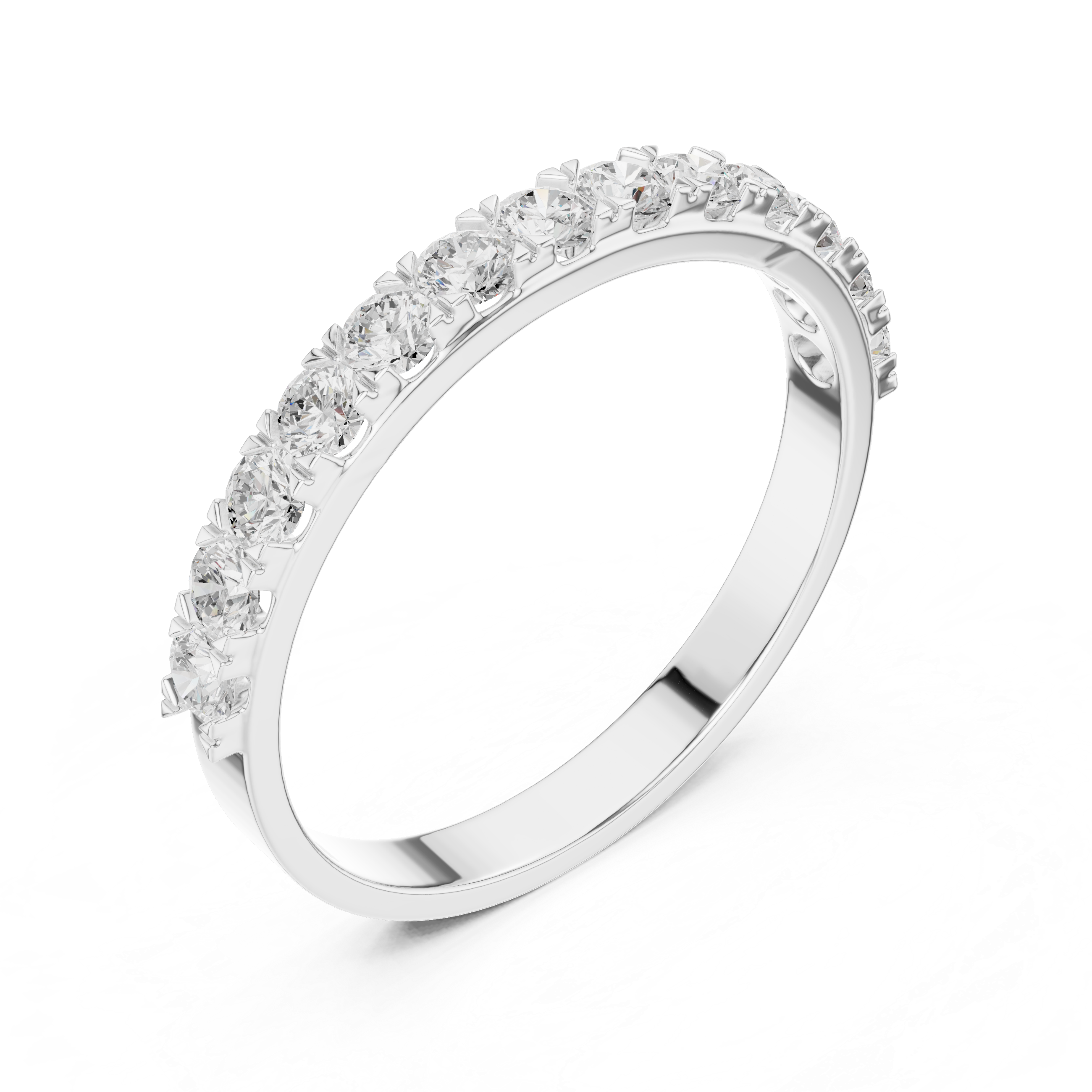 Meridian Twisted Vine Accent Lab Grown Diamond Ring