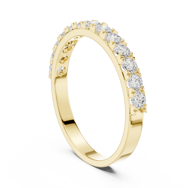 Meridian Twisted Vine Accent Lab Grown Diamond Ring