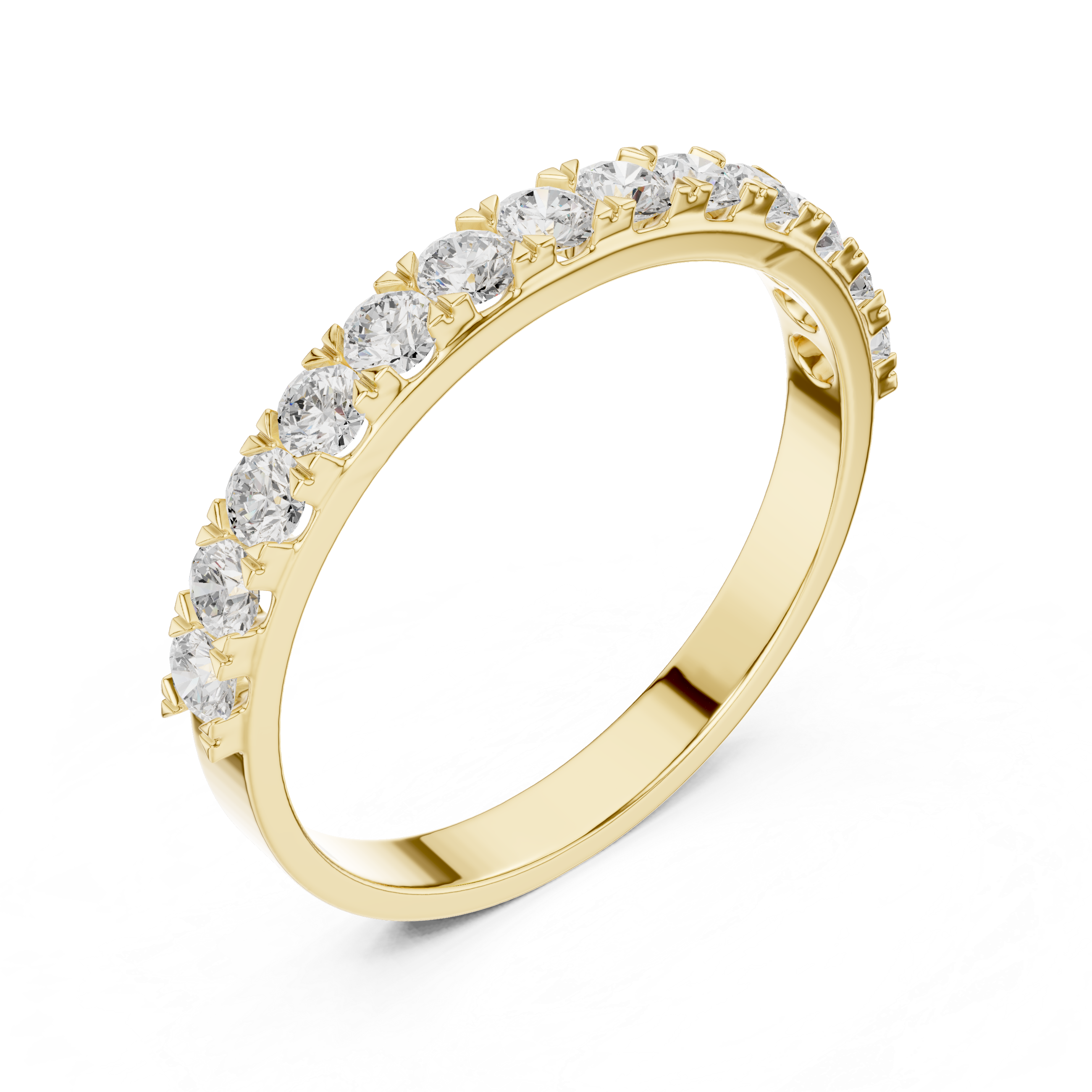 Meridian Twisted Vine Accent Lab Grown Diamond Ring