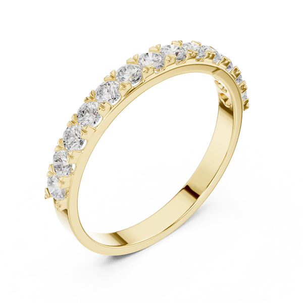 Meridian Twisted Vine Accent Lab Grown Diamond Ring