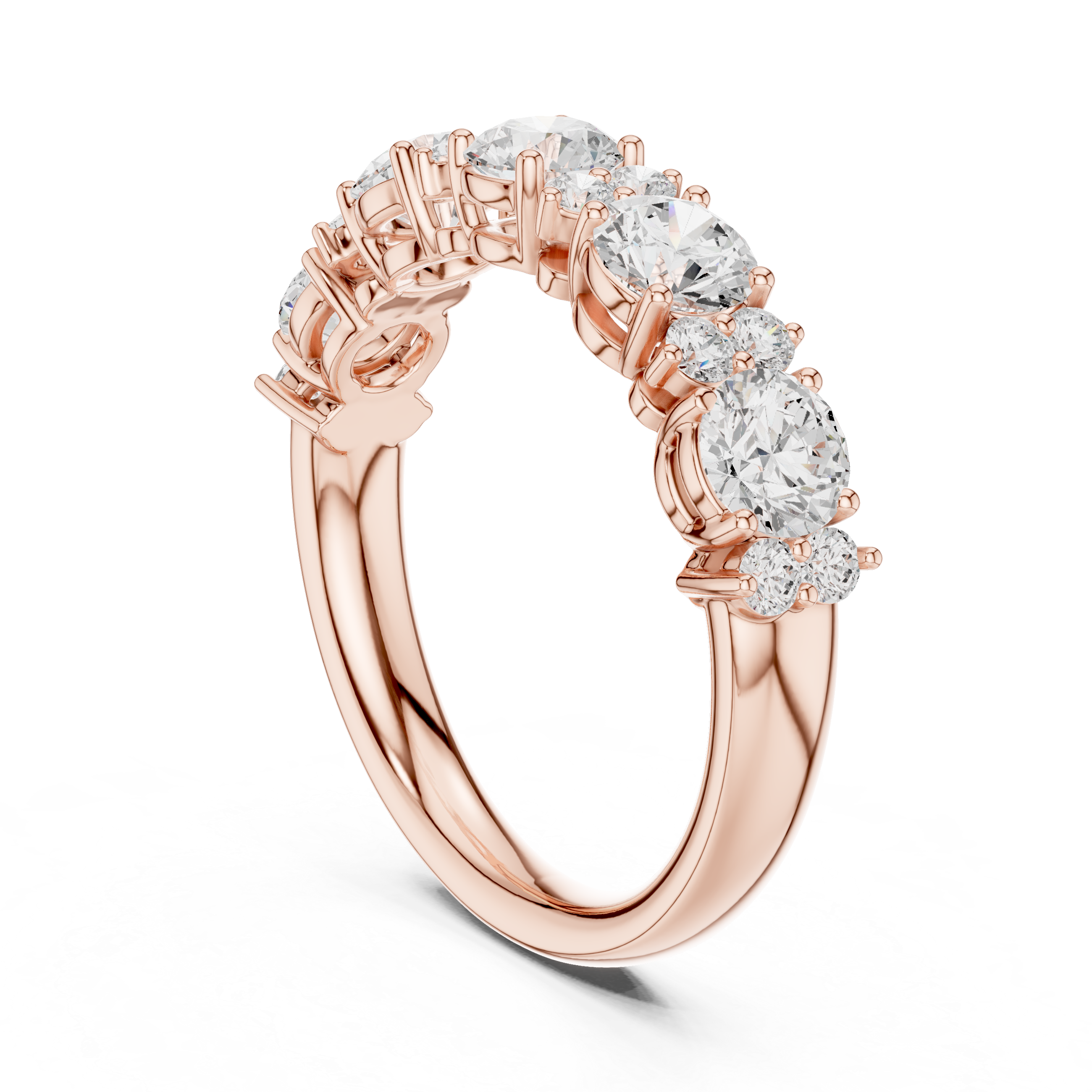 Faye Emerald Cut Three Stone Lab Grown Diamond Ring