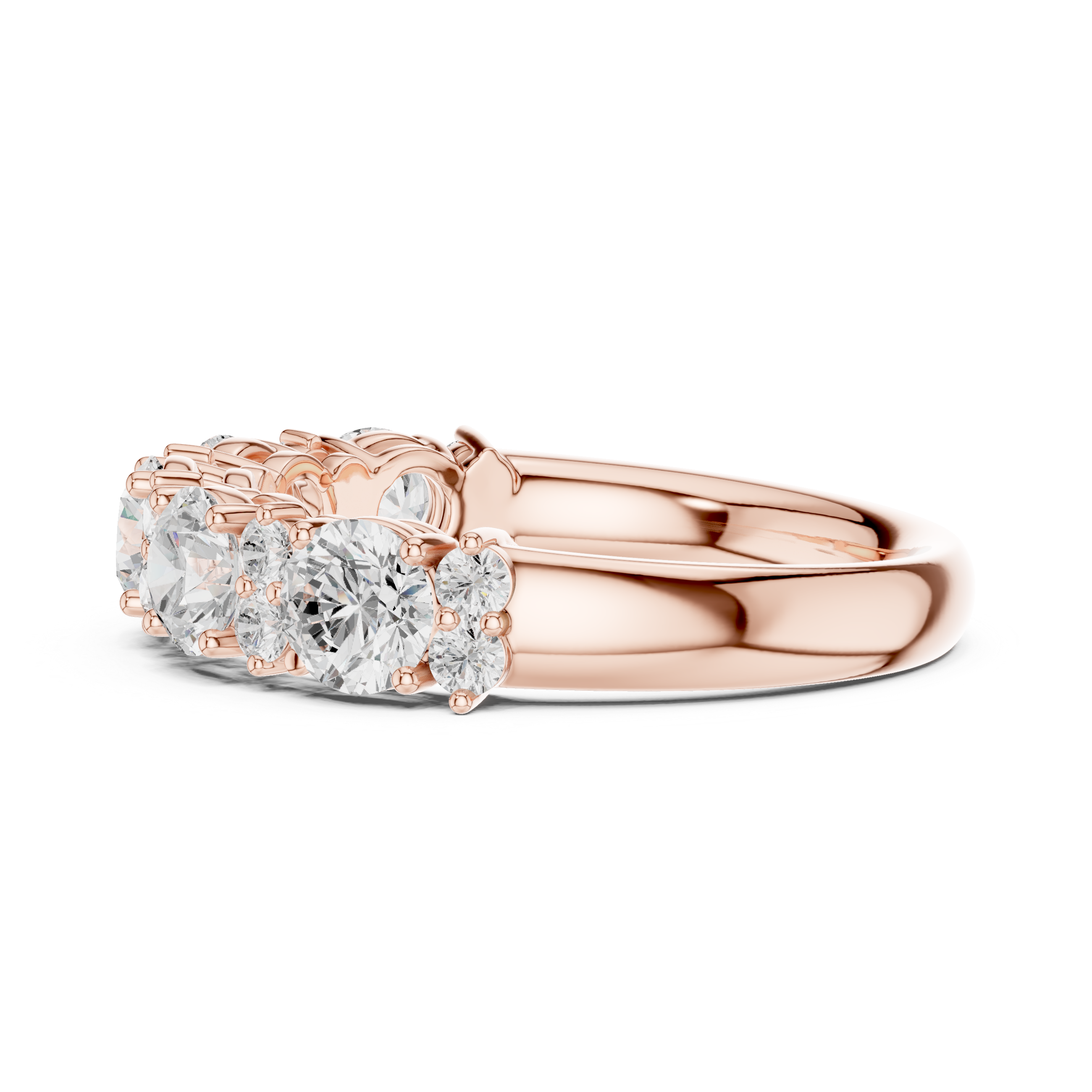 Faye Emerald Cut Three Stone Lab Grown Diamond Ring