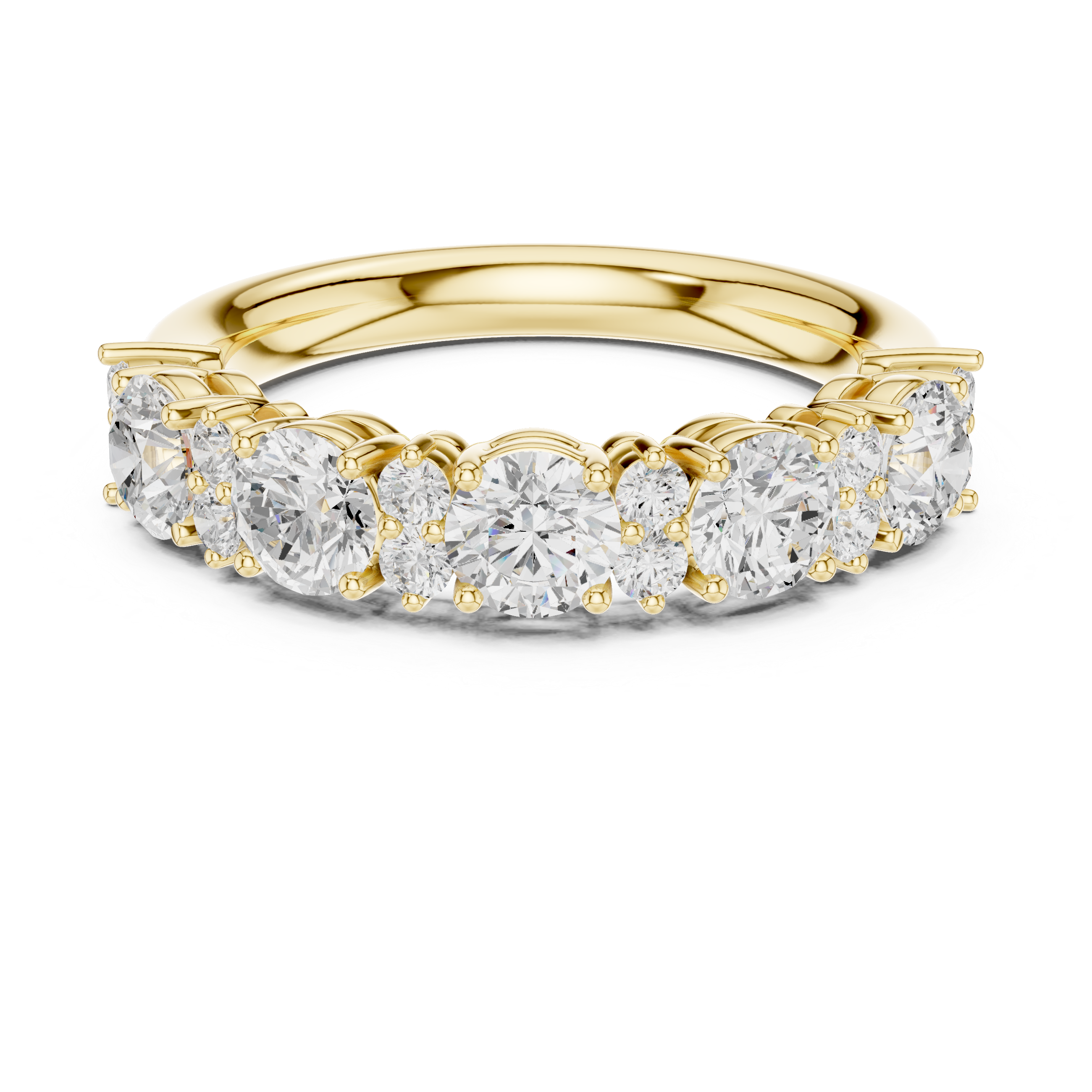 Faye Emerald Cut Three Stone Lab Grown Diamond Ring