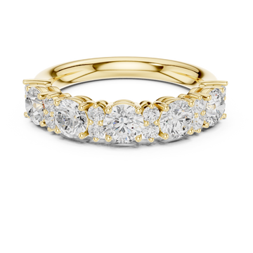 Faye Emerald Cut Three Stone Lab Grown Diamond Ring