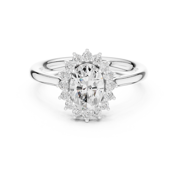 Thalia Cluster Floral Design Lab Grown Diamond Ring
