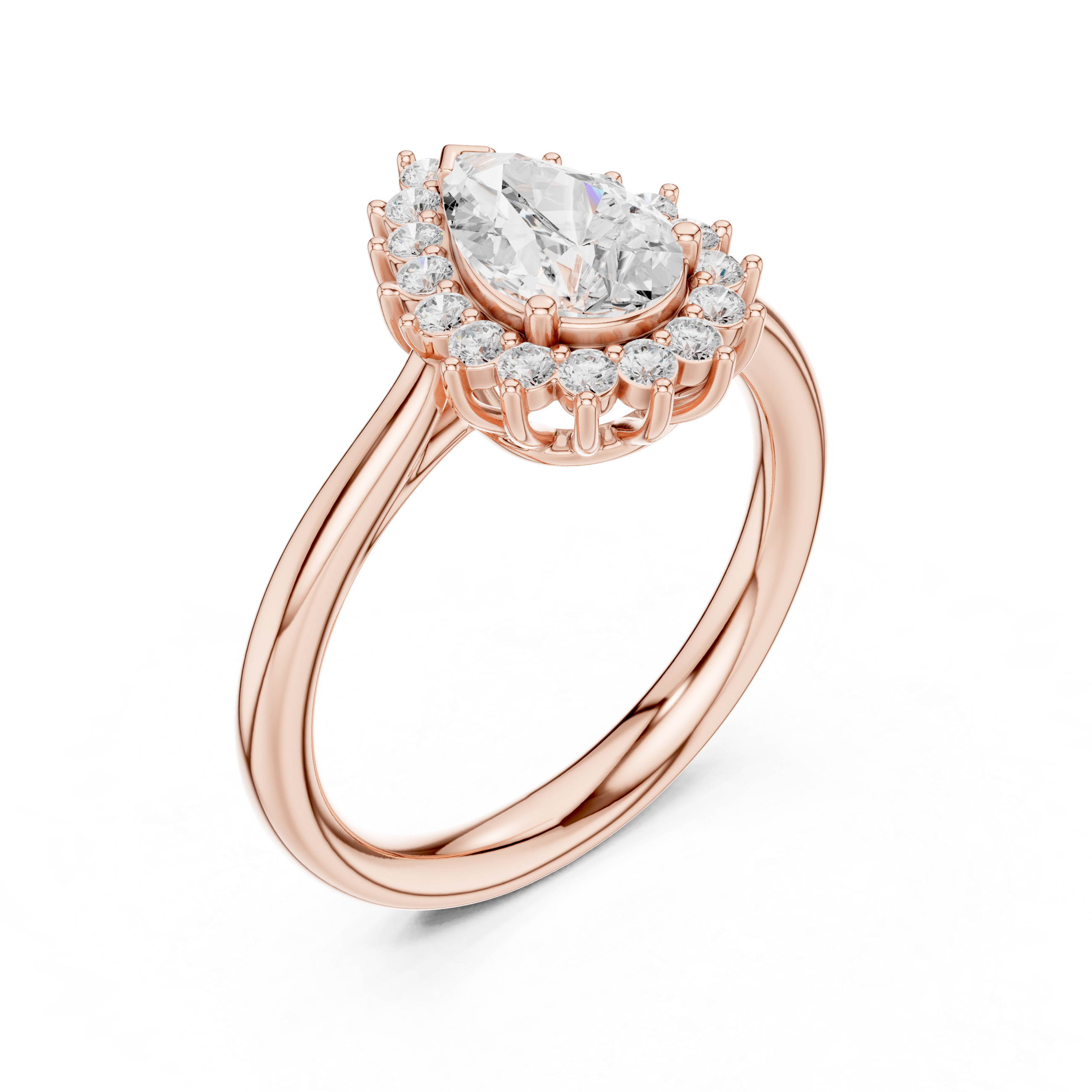 Ona Oval Cut Bezel Set Lab Grown Diamond Ring