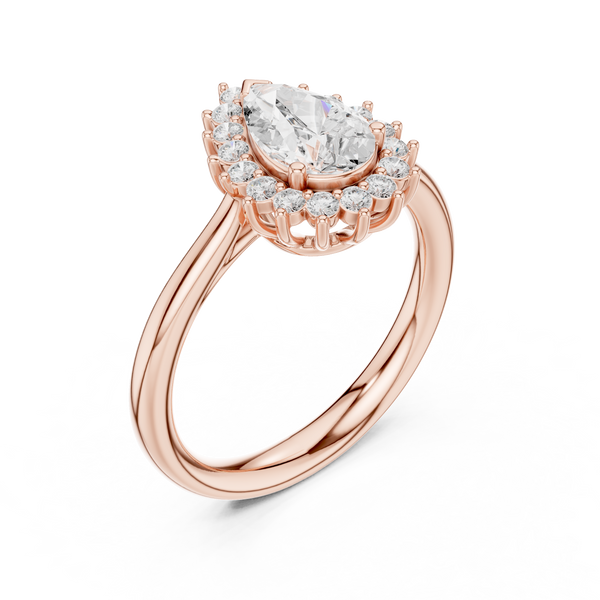 Ona Oval Cut Bezel Set Lab Grown Diamond Ring