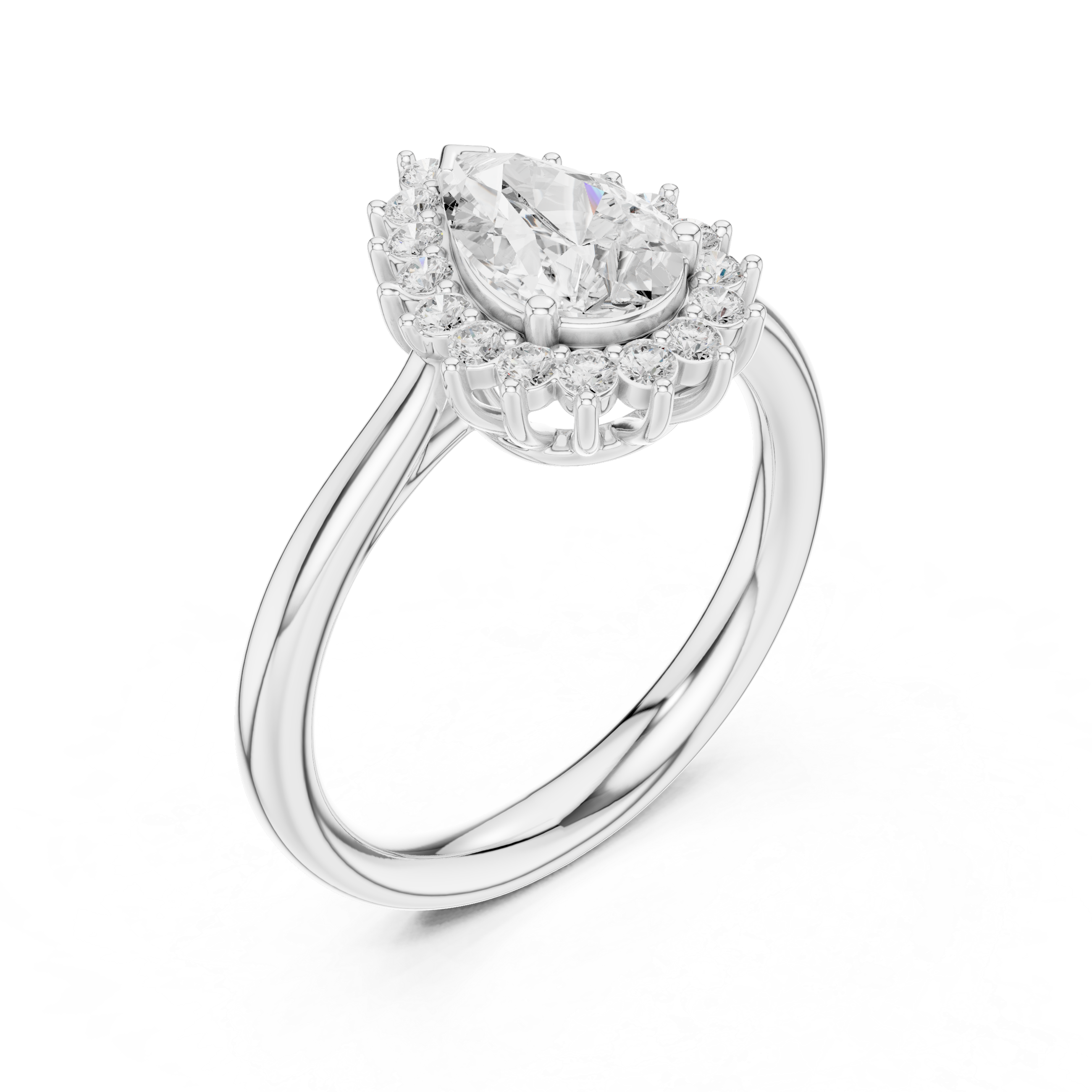 Ona Oval Cut Bezel Set Lab Grown Diamond Ring