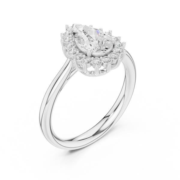 Ona Oval Cut Bezel Set Lab Grown Diamond Ring