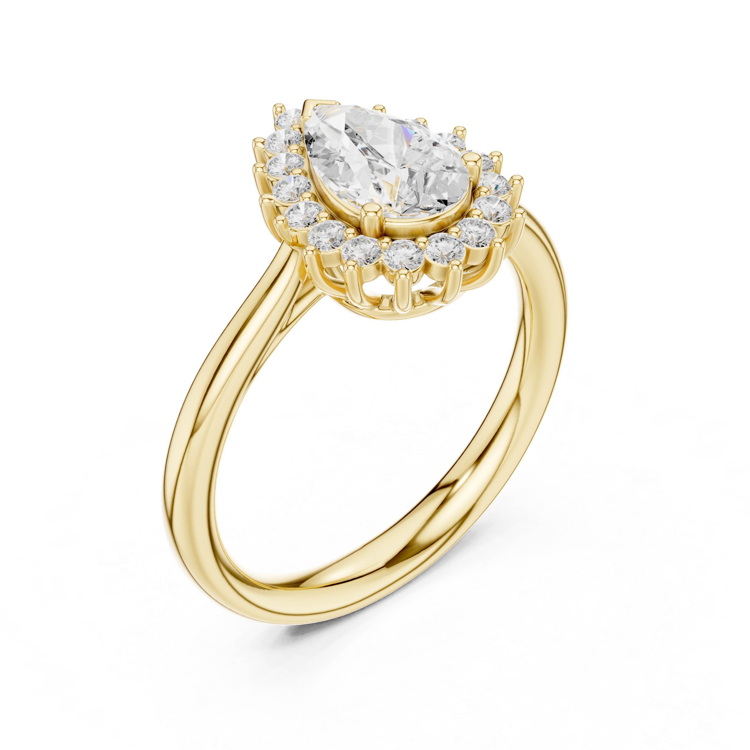 Ona Oval Cut Bezel Set Lab Grown Diamond Ring