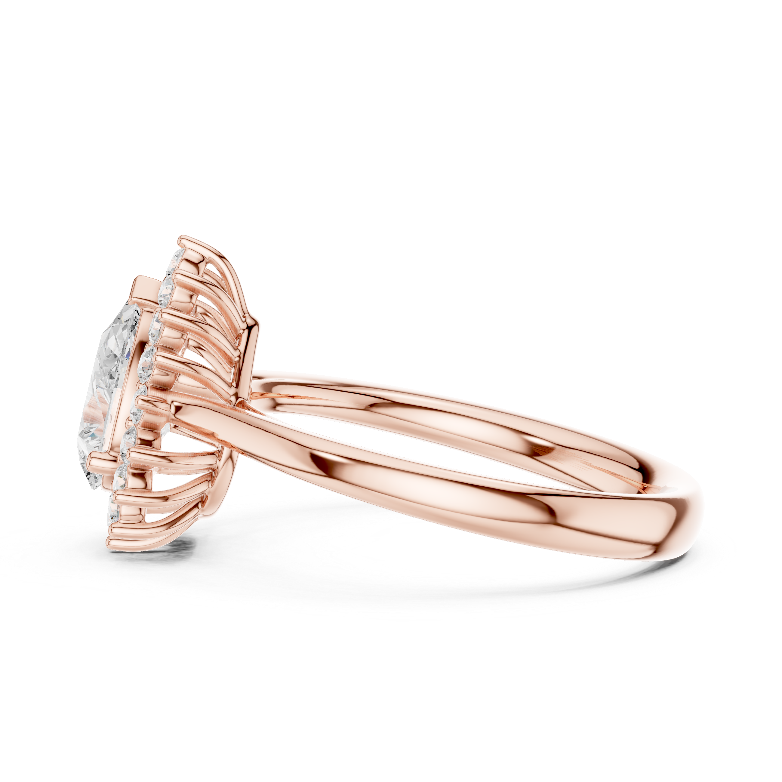 Ona Oval Cut Bezel Set Lab Grown Diamond Ring