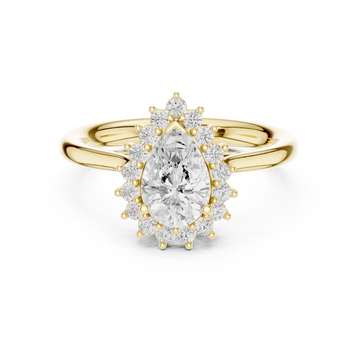 Ona Oval Cut Bezel Set Lab Grown Diamond Ring