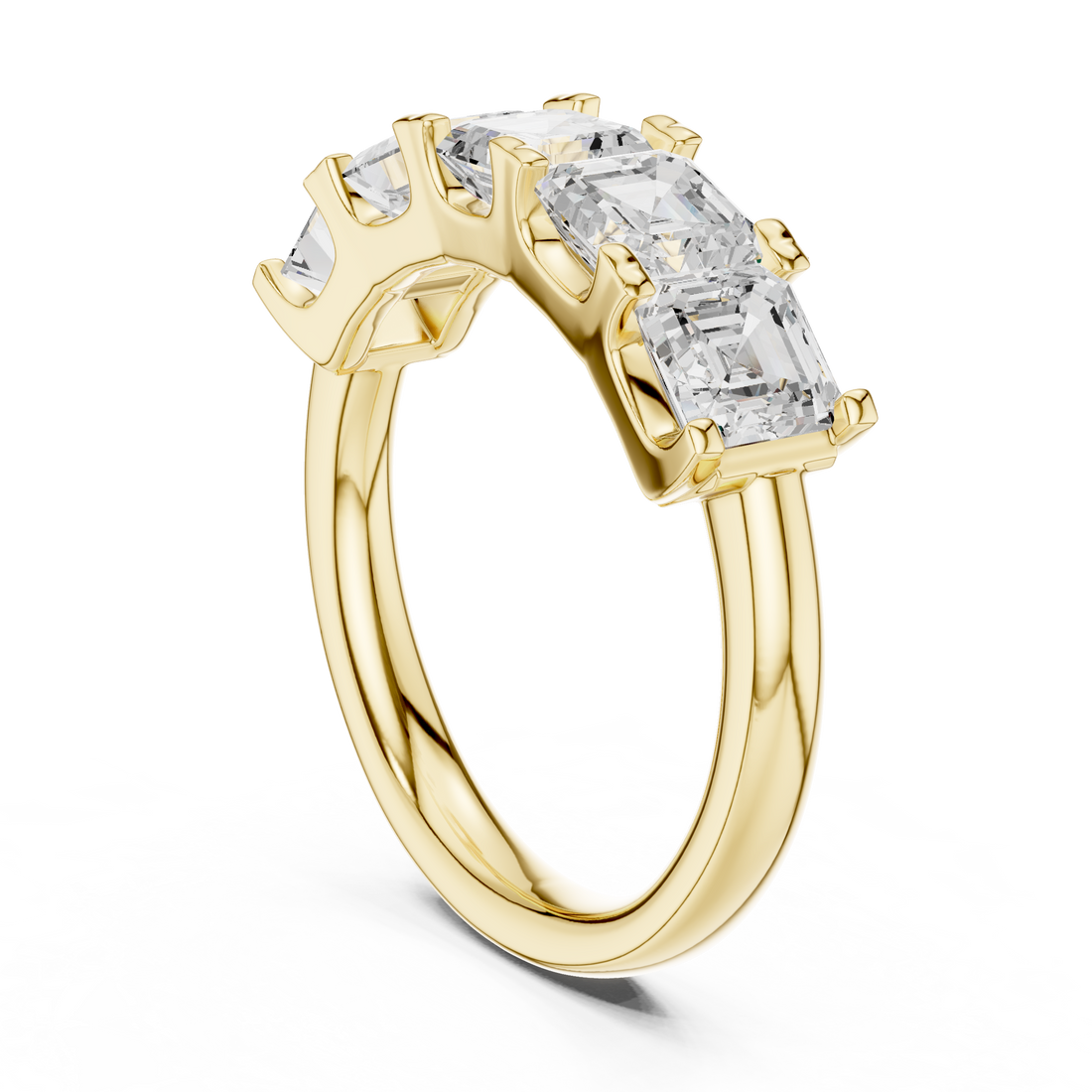 Orion Thick Heavy Band Lab Grown Diamond Ring