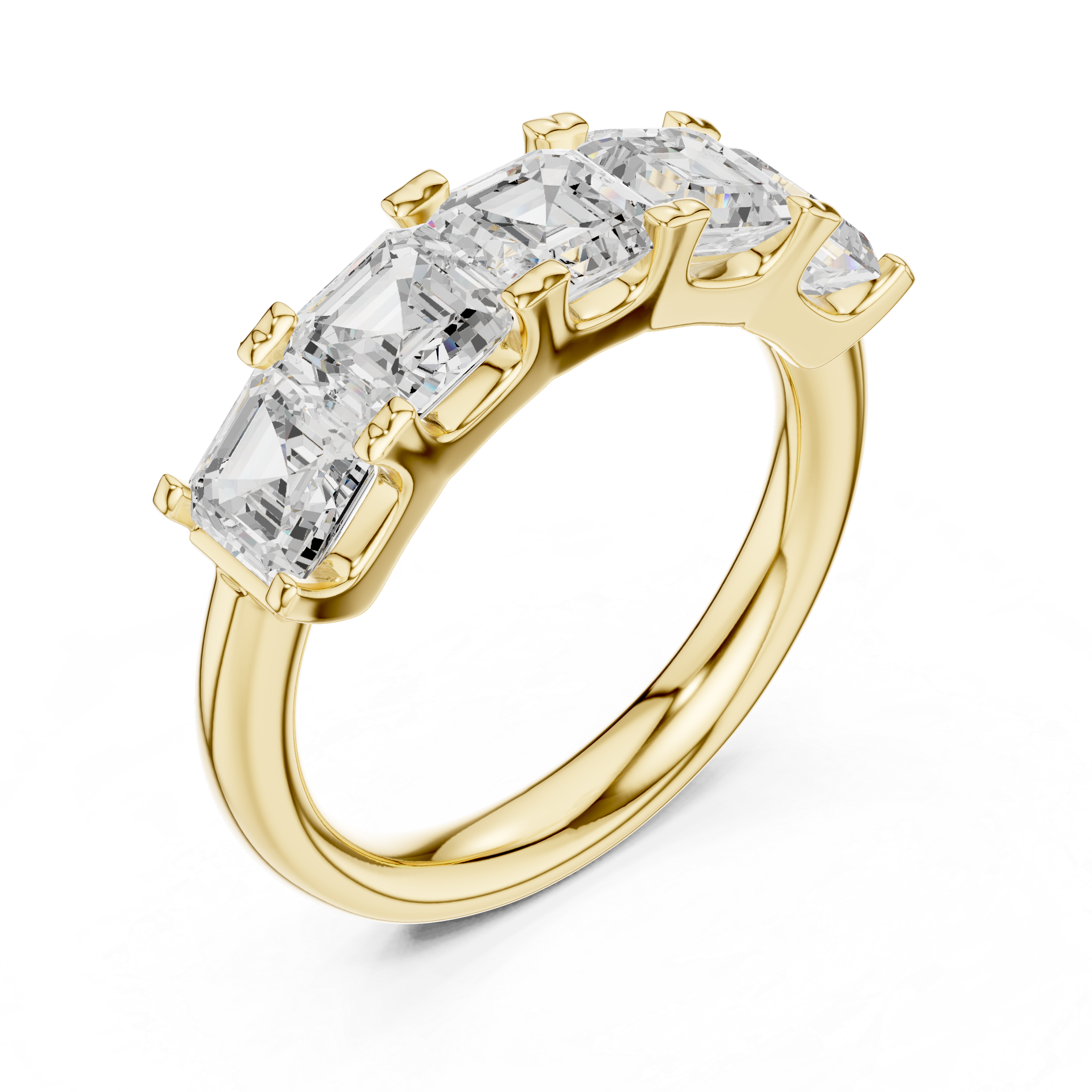 Orion Thick Heavy Band Lab Grown Diamond Ring