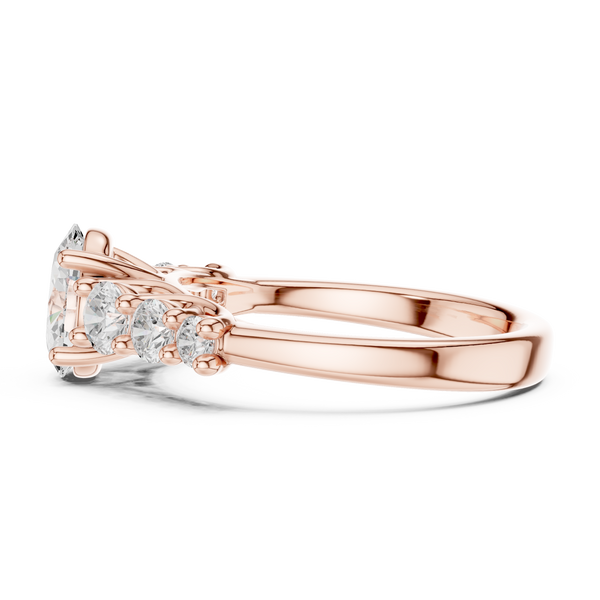 Kiara Princess Cut Pave Lab Grown Diamond Ring