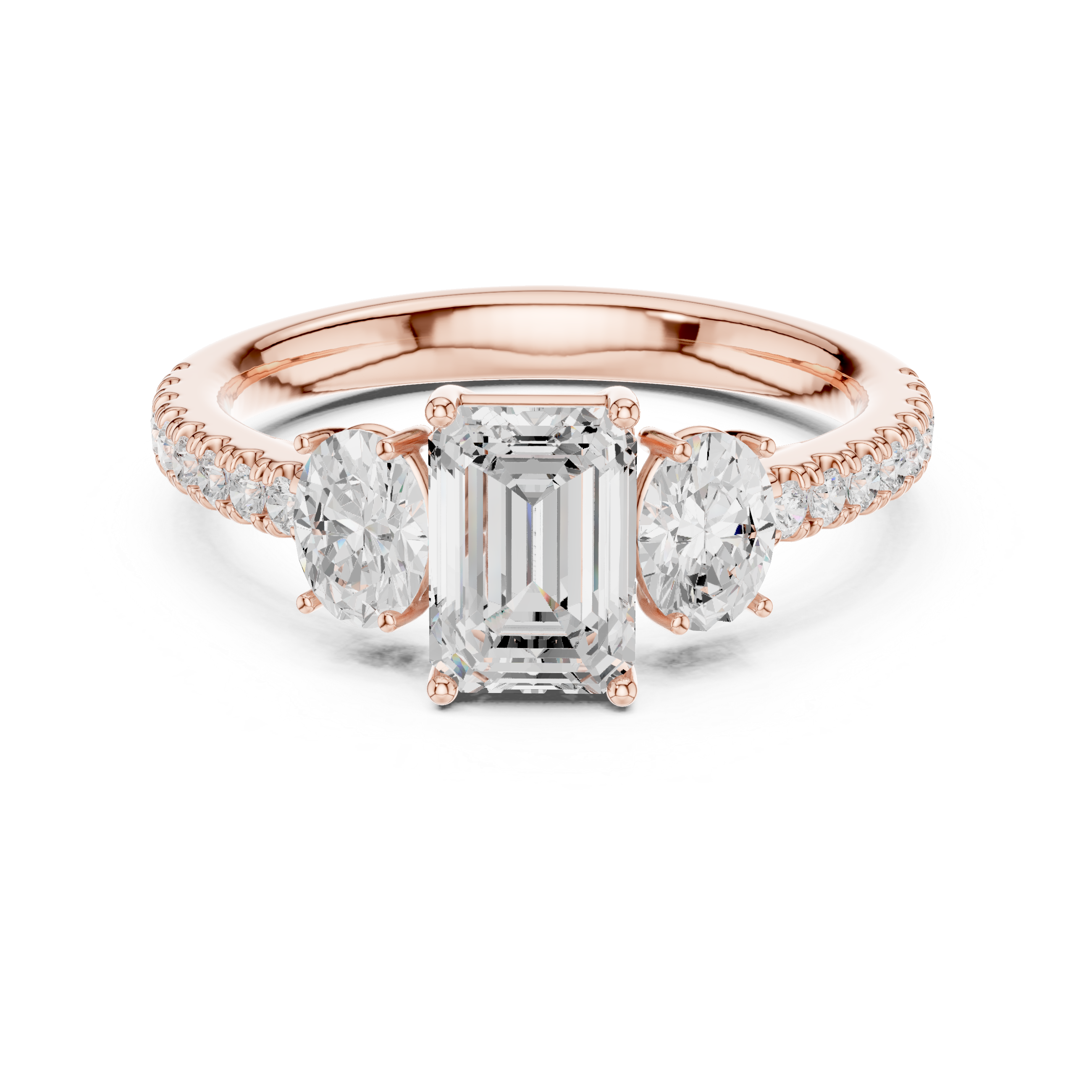 Zenith Elongated Cushion Cut Lab Grown Diamond Ring