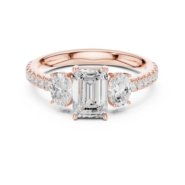 Zenith Elongated Cushion Cut Lab Grown Diamond Ring