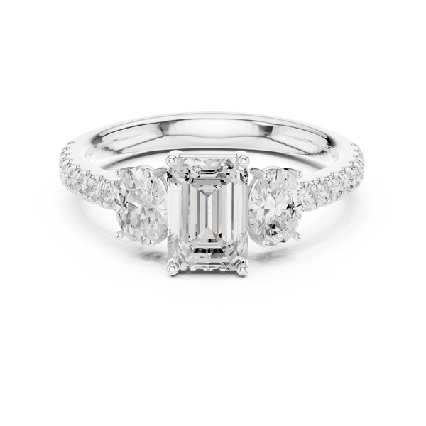 Zenith Elongated Cushion Cut Lab Grown Diamond Ring