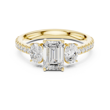 Zenith Elongated Cushion Cut Lab Grown Diamond Ring