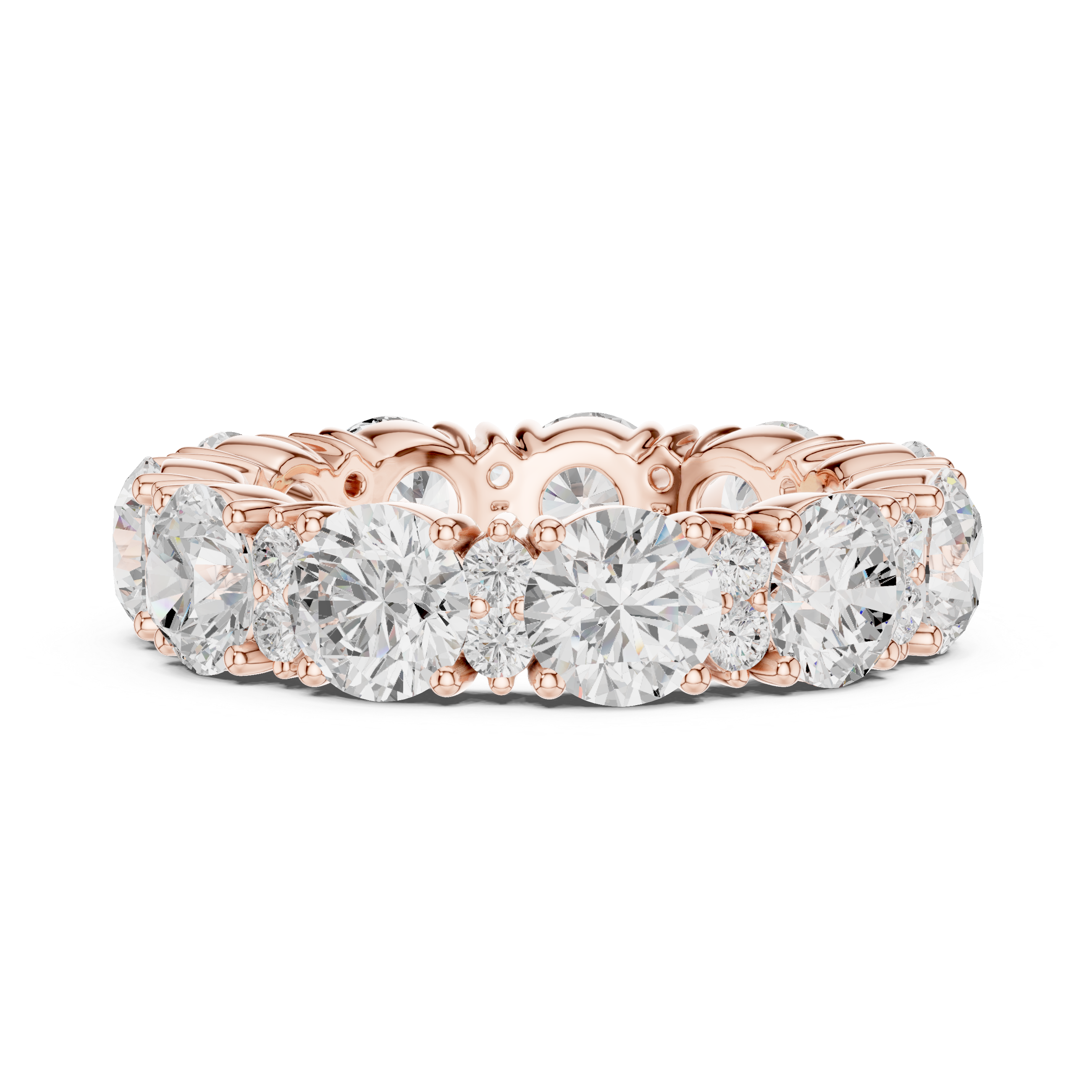 Siren Chevron Curved Matching Lab Grown Diamond Ring