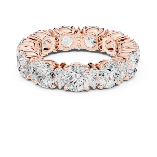 Siren Chevron Curved Matching Lab Grown Diamond Ring