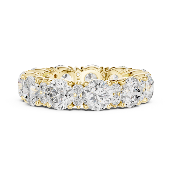 Siren Chevron Curved Matching Lab Grown Diamond Ring