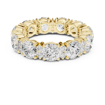 Siren Chevron Curved Matching Lab Grown Diamond Ring