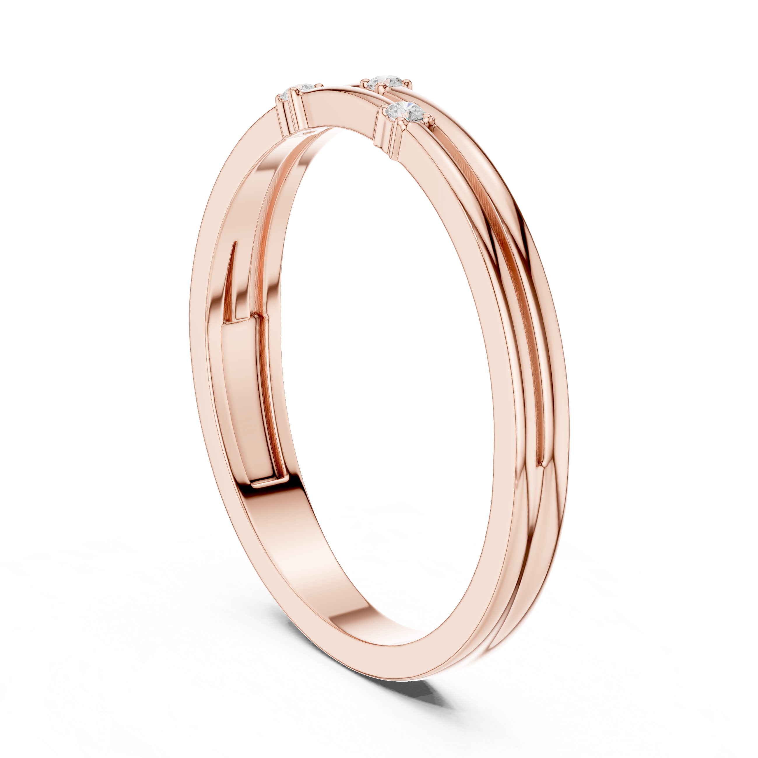 Kora Princess Cut Three Stone Lab Grown Diamond Ring